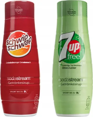 Zdjęcie produktu dla Syrop SodaStream Schwip Schwap Cola Orange + 7UP Zero 440ml