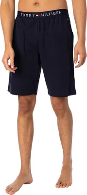 Produktbild von Tommy Hilfiger Herren Lounge-Jersey-Pyjama-Shorts, Blau