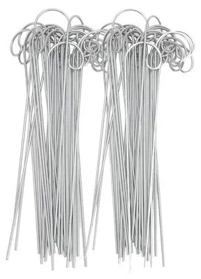 Pflanzenetikettenhalter aus Edelstahl, 60 Stück, 200 mm