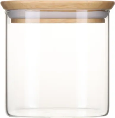 Produktbild von Aufbewahrungsdose Quadrat 0,8 l – Bambus – Pebbly