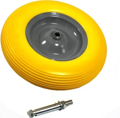 Produktbild von Schubkarrenrad Rad Schubkarre Vollgummi Polyurethan4.80/4.00-8 400 mm Reifen