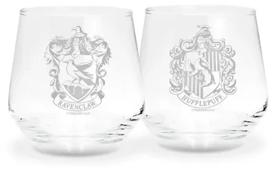 Obrázek produktu pro ABYstyle Skleněná sada Harry Potter 2 díly Ravenclaw & Hufflepuff, sklo, 300 ml, ABYVER296