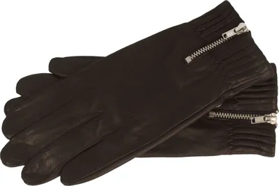 Roeckl Damen Lederhandschuhe Reißverschluss in braun