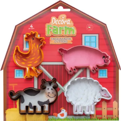 Produktbild von Decora 0255040, Braun, Pink, Weiß, Gelb, Kunststoff, 22 mm, 6 cm, 9 cm, 9 cm
