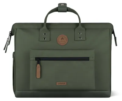 Produktbild von CABAIA Umhängetasche mit Laptopfach Essentials Messenger Bag Coromandel dunkelgrün