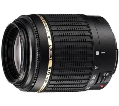 Produktbild von Tamron 55 - 200 mm / F 4,0 - 5,6 II LD MACRO Telezoom fÃ1/4r Canon EF / EF-S Spiegelreflexkameras, F4 (W) - F5,6 (T), Autofokus, 52 mm Filterdurchmesser