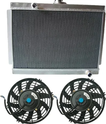 Image de Radiateur en aluminium pour Nissan Datsun 280Z/280ZX, refroidissement amélioré de 30%, durabilité soudée TIG, ajustement parfait pour les modèles classiques