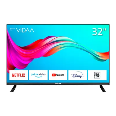 Zdjęcie produktu dla Dyon 32 VX, 81,3 cm (32"), 1366 x 768 px, HD, Smart TV, Wi-Fi, Czarny