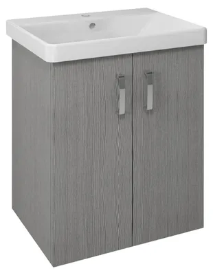 Produktbild von Sapho THEIA Unterschrank 56,4x70x44,2cm, 2x Tür, Silbereiche