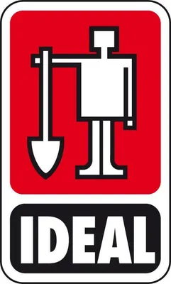 Produktbild von IDEAL 380-13000 Kreuzhacke 3kg ohne Stiel, schwarz
