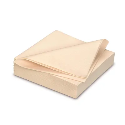 Produktbild von Servietten stoffähnlich 40x40cm in  25 Stück, Farbauswahl:champagner 815