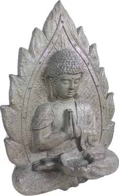 Obrázok produktu pre Nástenná socha Budha Nástenná dekorácia 67x44x15 cm Figúrka Záhradná figúrka Záhradná dekorácia
