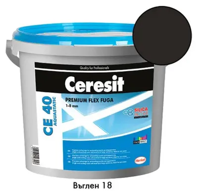 Obrázok produktu pre Fugovacia Zmes Ceresit Ce 40 Antracit, 18