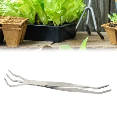 Immagine prodotto di Strumento per bonsai, strumento per il giardinaggio, rastrello per radici, pinzetta per radici, strumento per bonsai in acciaio inossidabile