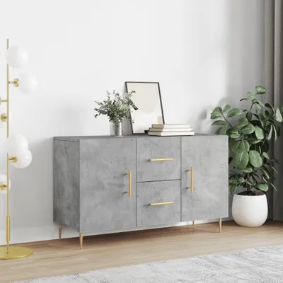 Produktbild von Sideboard in Betongrau 100x36x60cm aus Holzwerkstoff