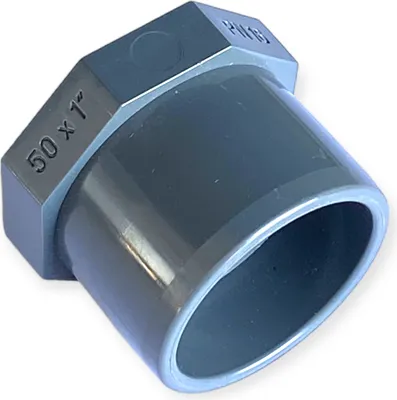 Produktbild von PVC-U Klebering / Reduzierring mit Innengewinde 25 mm x 1/2"
