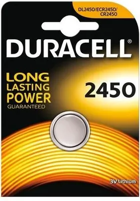 Produktbild von Duracell 81324657 Haushaltsbatterie Einwegbatterie CR2450 Silberoxid (S)