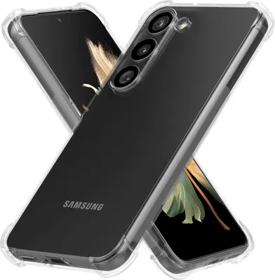 Image de Galaxy S23 Case, Transparent Soft TPU Bumper, Shockproof Protective Case for Samsung Galaxy S23