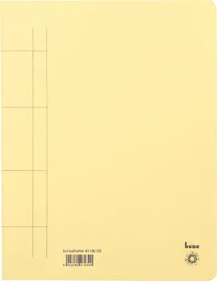Image de Classeur rapide en carton Bene81100 A4 jaune