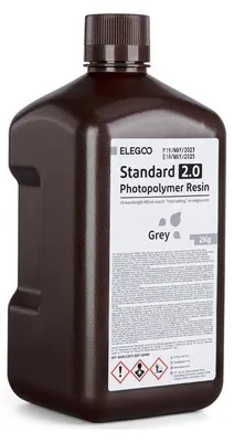 Produktbild von ELEGOO Standard Resin V2.0 2KG, Grau