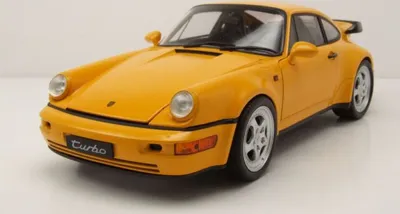 Produktbild von Welly 18026G Porsche 911 (964) Turbo gelb 1:18