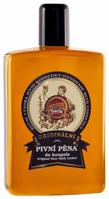 Produktbild von Saela Bier-Badeschaum mit Hopfen und B-Vitaminen, feuchtigkeitsspendend, 500 ml
