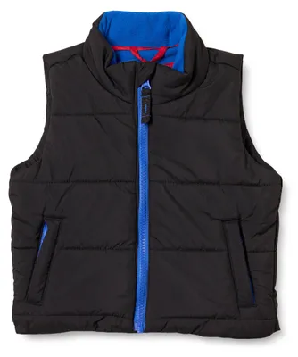 Produktbild von Amazon Essentials Jungen Daunenweste Als Schwere Oberbekleidung, Schwarz, 8 Jahre