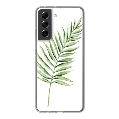 Produktbild von MuchoWow® Handyhülle Schutzhülle Hülle für Samsung Galaxy S21 FE Pflanze - Aquarell Silikon Softcase Handy Hülle - Mobiltelefonhülle