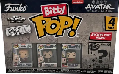 Produktbild von Avatar The Last Airbender - Iroh Admiral Zhao Fire Lord Ozai Bitty Pop! Funko