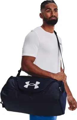 Produktbild von Under Armour Herren 40L Undeniable 5.0 Reisetasche, Midnight Navy/Metallic Silver