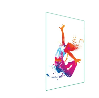Produktbild von Glasschneidebrett 35x52 weiß