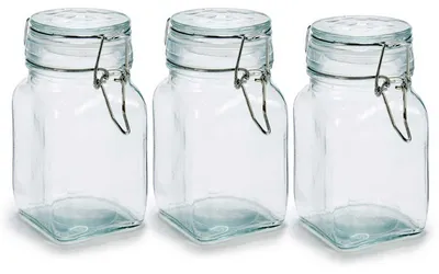 Produktbild von Gewürzdosen aus Glas, 3 Stück, 250 ml