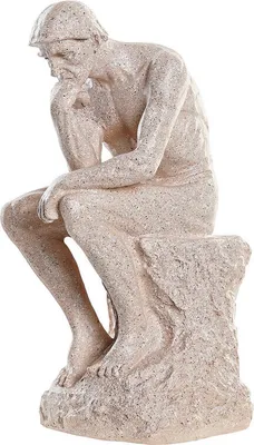 Immagine prodotto di Statuetta decorativa DKD Home Decor Il Pensatore Beige Uomo 12 x 11 x 25 cm