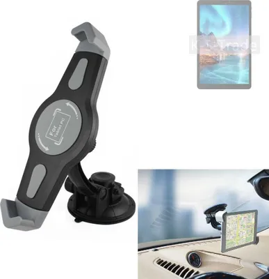 Produktbild von K-S-Trade Scheiben-Halterung für Tablets kompatibel mit Alldocube iPlay20 KFZ Tablet Saugnapf Auto Halterung Windschutzscheibe Holder Halter