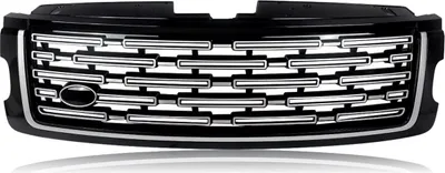 Produktbild von Vorstoßfänger Nier Race Grille für Land Rover Range Rover (2018-2022) – 2023 Stil – Glänzend Schwarz – Autozubehör
