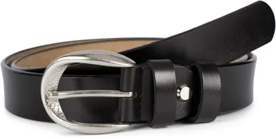 Zdjęcie produktu dla styleBREAKER Pasek uni  z prawdziwej skóry, szerokość 2,8 cm | Gładka, jednokolorowa skóra bydlęca | Elegancka, tłoczona klamra | Elegancki wygląd do garnituru i dżinsów | Możliwość skrócenia