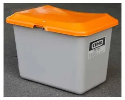Produktbild von CEMO Streugutbehälter Plus3 200 Liter ohne Entnahme grün/orange