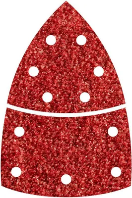 Image de Pack 10 Feuilles Abrasives Adhésives, Grain 40 2 Pièces Pour Bois/métal 1811000 Wolfcraft