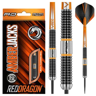 Produktbild von Red Dragon Amberjack 18 Tungsten 90% Steeltip 22 g Dart