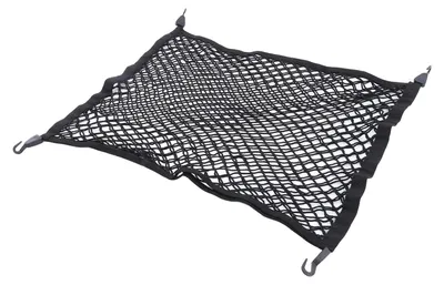 Image de Filet élastique en nylon pour coffre, avec 4 crochets, comme support de rangement pour le chargement arrière, compatible avec les modèles Tesla Model X de 2015 à 2023