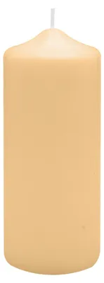Produktbild von Spitzkopf Stumpen Kerzen Beige 12 x Ø 8 cm, 6 Stück