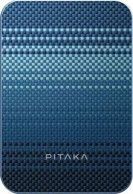 Produktbild von Pitaka PBQ2403, 5000 mAh, Quick Charge 2.0, Kabelloses Aufladen, Blau
