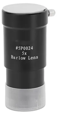 Produktbild von Barlow-Linse, 1,25 Zoll, 5-fache Vergrößerung, mehrschichtige HD-Beschichtung, optisches Glas, Astronomie