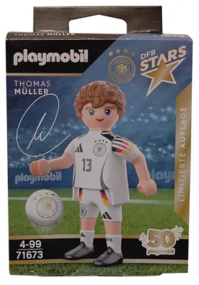 Zdjęcie produktu dla PLAYMOBIL® 71673-90 – Gwiazdy DFB – figurka piłkarza, Thomas Müller