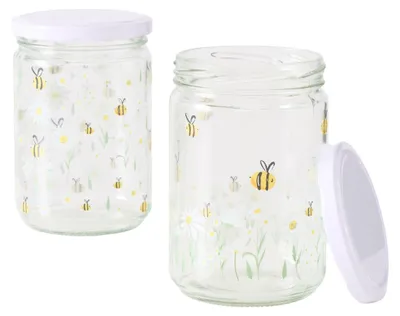 Obrázok produktu pre Poháre so skrutkovacím uzáverom HONEY, 500 ml, sada 2 ks