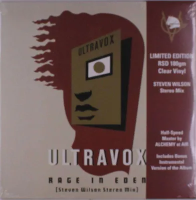 Obrázok produktu pre Ultravox: (Limited Edition) (Clear Vinyl) - - (Vinyl / Rock (Vinyl))