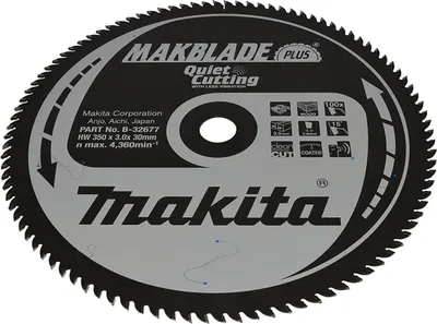 Produktbild von Makita Sägeblatt MAKBLADE+ 350x30x100Z