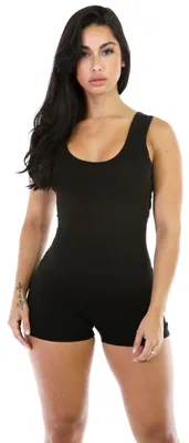 Produktbild von Kurzer Damen-Jumpsuit aus weichem Stoff