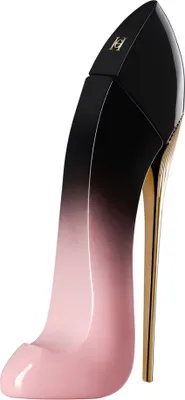A perfume bottle shaped like a high-heeled shoe.