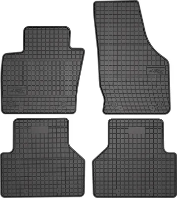 Image de Tapis de sol en caoutchouc pour Audi Q3 I 2011-2018 (SUV) – 4 pièces, noirs, sur mesure